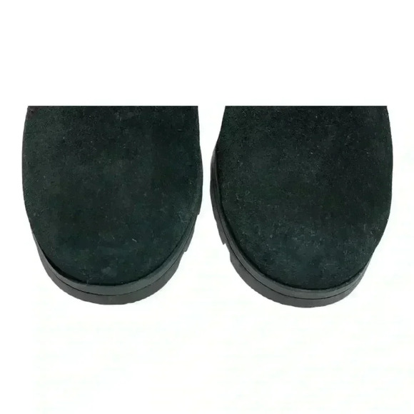 Sorel Women's Black Suede Iridescent Waterproof Booties Size 5 Preowned - Picture 10 of 11